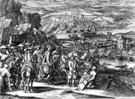 Битва за Азов. А.Шхонебек. 1699 год