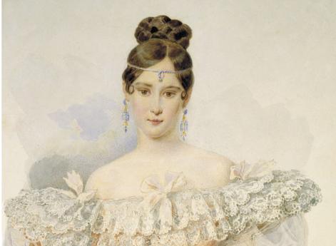 Портрет Н. Н. Пушкиной. А. П. Брюллов. 1831-32 гг.