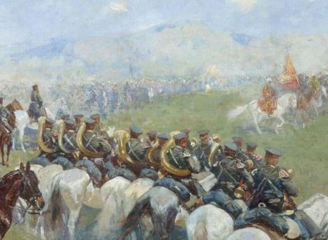 Смотр войск Александром III близ Тифлиса