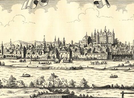 Вид на Могилев со стороны р. Дубровенки