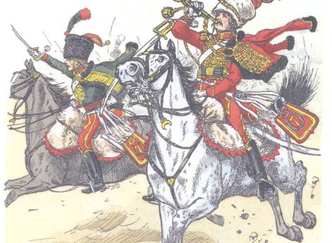 Франция. 7-й гусарский полк