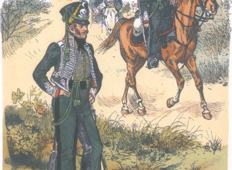 Пруссия. Егеря-добровольцы 1-го Лейб-гусарского полка (1813-14)