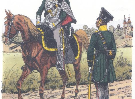 Пруссия. Егеря-добровольцы 1-го Силезского гусарского полка (1813)