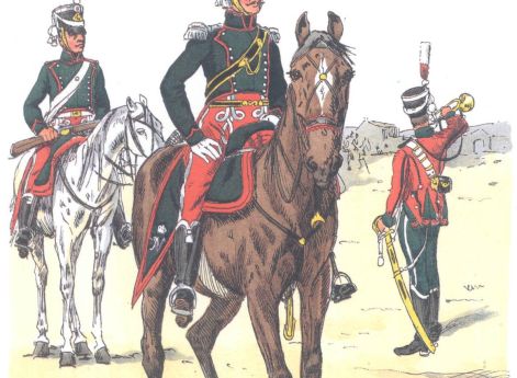 Неаполь. Конные егеря (1812)