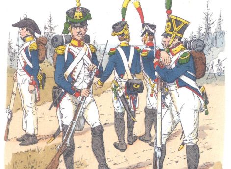 Франция. Вольтижеры линейной пехоты