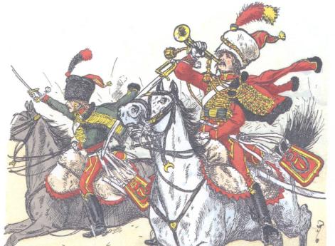 Франция. 7-й гусарский полк