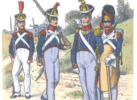 Мекленбург-Шверин. Гренадерский гвардейский батальон (1813-14)