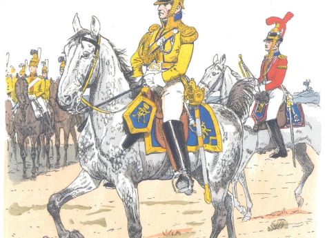 Саксония. Кирасирский полк Гард-дю-кор (1810)