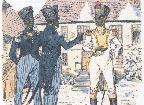 Неаполь. Офицеры-негры 7-го линейного полка (1812)