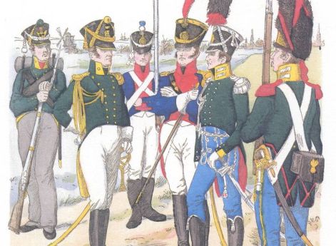 Саксонские герцогства. 4-й полк Рейнского союза (1812)