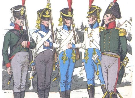 Шварцбург. Вальдек. Рейсс. 6-й полк Рейнского союза (1812)