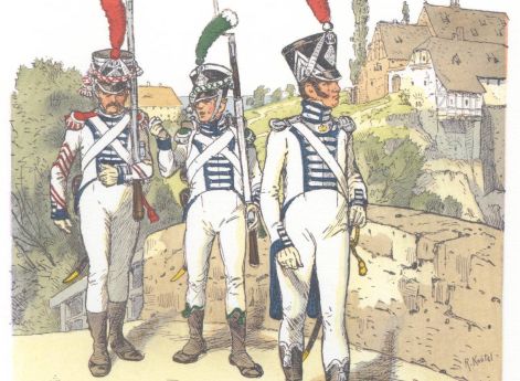 Вестфалия. Пехотный полк Королевы (1812)