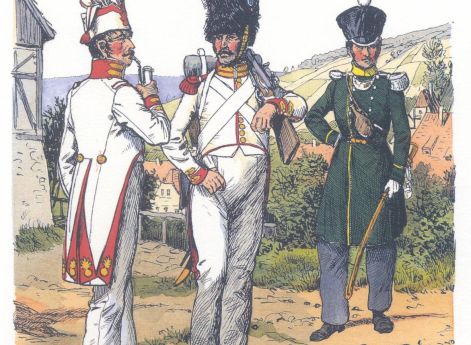 Вестфалия. Пешая гвардия