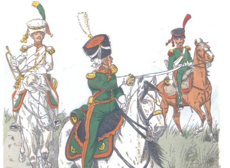 Гц. Варшавское. 5-й конно-егерский полк. Элитная рота (1812) 