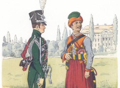 Франция. Гвардия. Мамелюк и Ордоннансовый жандарм (1806)