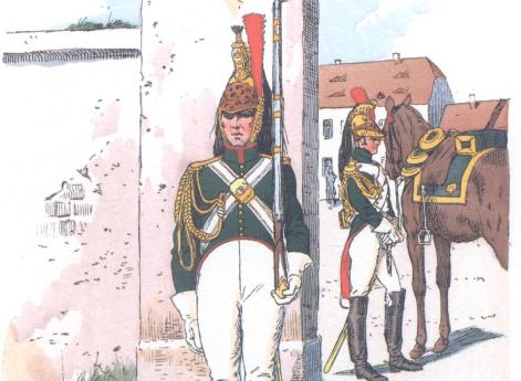 Франция. Гвардия. Драгунский полк (1806)