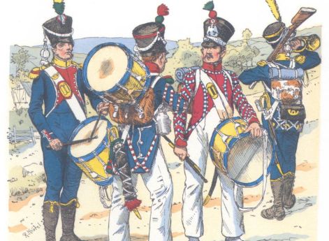 Франция. Музыканты легкой пехоты