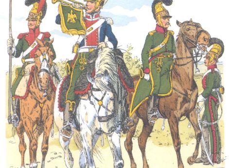 Франция. 1-й и 4-й шеволежерские полки (1812)