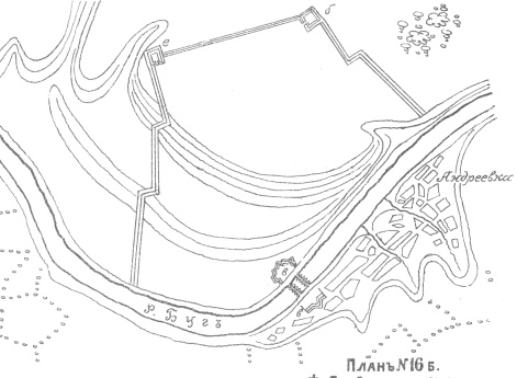 Форт Святого Андрея 1737 год