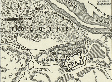 Киев в 10 веке во времена княгини Ольги