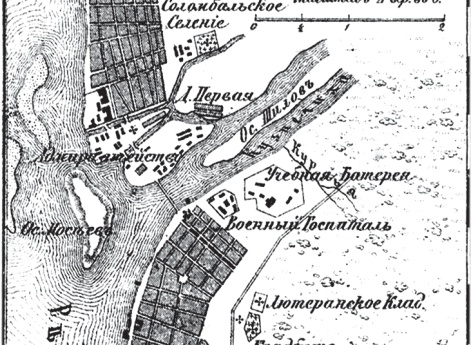 План города Архангельска 1876 года