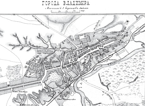 План города Владимира 1876 года