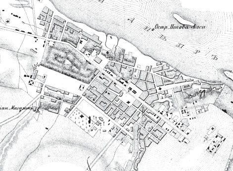 План города Екатеринослава 1876 года