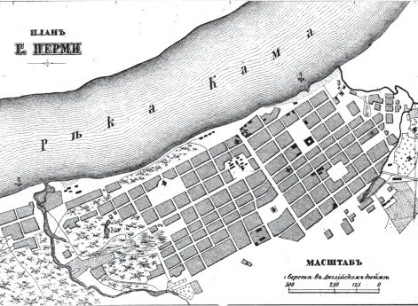 План города Перми 1876 года