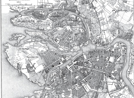План города Санкт-Петербурга 1876 года