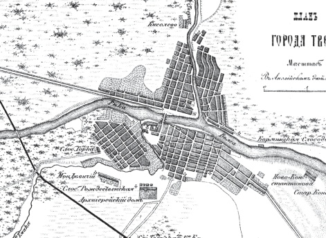 План города Твери 1876 года