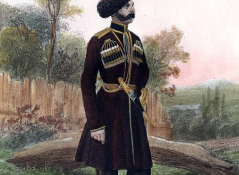 Казак конно-артиллерийских батарей Черноморского Казачьего войска. 1840-1845 гг.