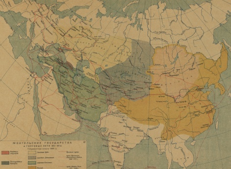 Монгольские государства и торговые пути XIII-XV век