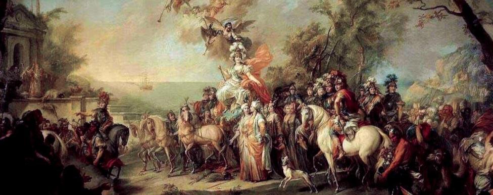 Аллегория на победу Екатерины II над турками и татарами