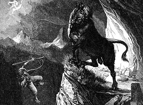 Гибель пастуха в Альпах