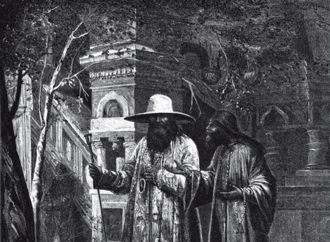 Патриарх Никон в Новоиерусалимском монастыре.