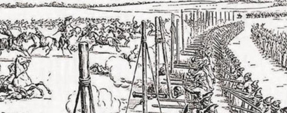 Битва при Добрыничах между царскими войсками князя Федора Мстиславского и отрядами Лжедмитрия I.