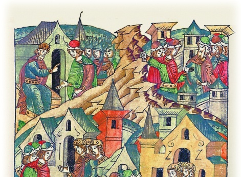 Князь Юрий Долгорукий собирает войско, чтобы добыть себе Киевское княжение.