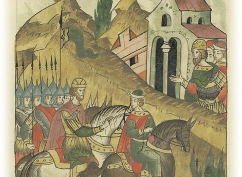 О войне против болгар. Святослав Всеволодович посылает весть своему брату великому князю Юрию Всеволодовичу.