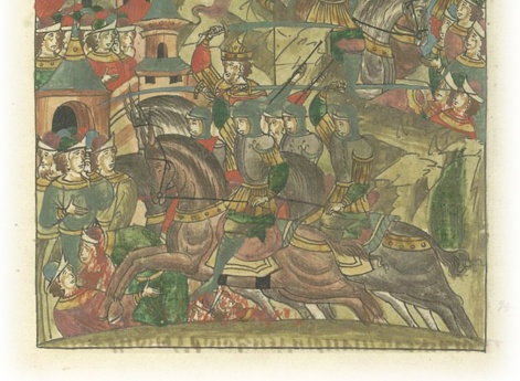 Литовский князь Ольгерд Гедиминович воюет в Брянске и Смоленске и берет в плен сына Смоленского князя Василия.