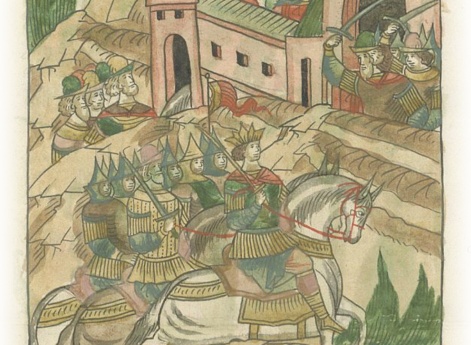 Казанские князья отъезжают от царя Мамука в Казань, укрепляют город и не пускают его, обвинив в измене.