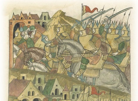 Воеводы великого князя Василия Ивановича прогоняют смоленского воеводу, князей и панов, и приводят в Боровск к великому князю пленных князей, бояр и солдат.