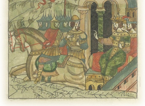 Казанский царь Мамутяк посылает своих князей воевать Владимир, Муром и прочие города великого князя Василия Васильевича.