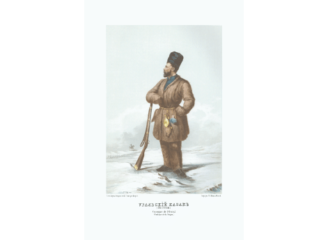 Уральский казак (в степи).