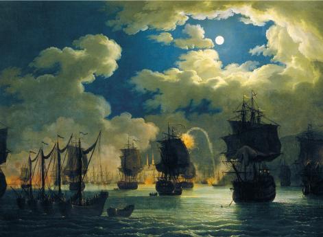 Ночной бой у бухты Чесма в ночь на 26 июня 1770 года