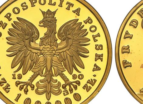 Польская золотая монета