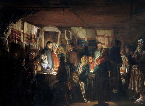 Приход колдуна на крестьянскую свадьбу