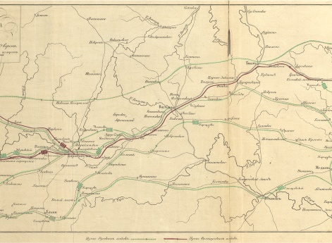 Движения войск от Малоярославца до Смоленска