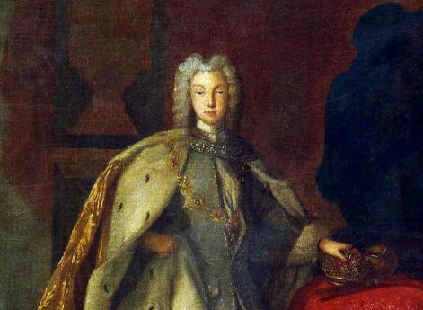 Большой парадный портрет императора Петра II