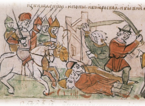 Походы Ярослава Владимировича Киевского на город Белз и в Чюдь (на эстов); восстание в Польше после смерти Болеслава Польского и расправа населения с боярами и священнослужителями.