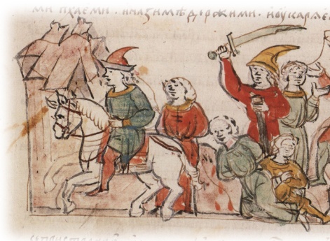 Нашествие половцев на Русскую землю; пленение и расправа с русским населением